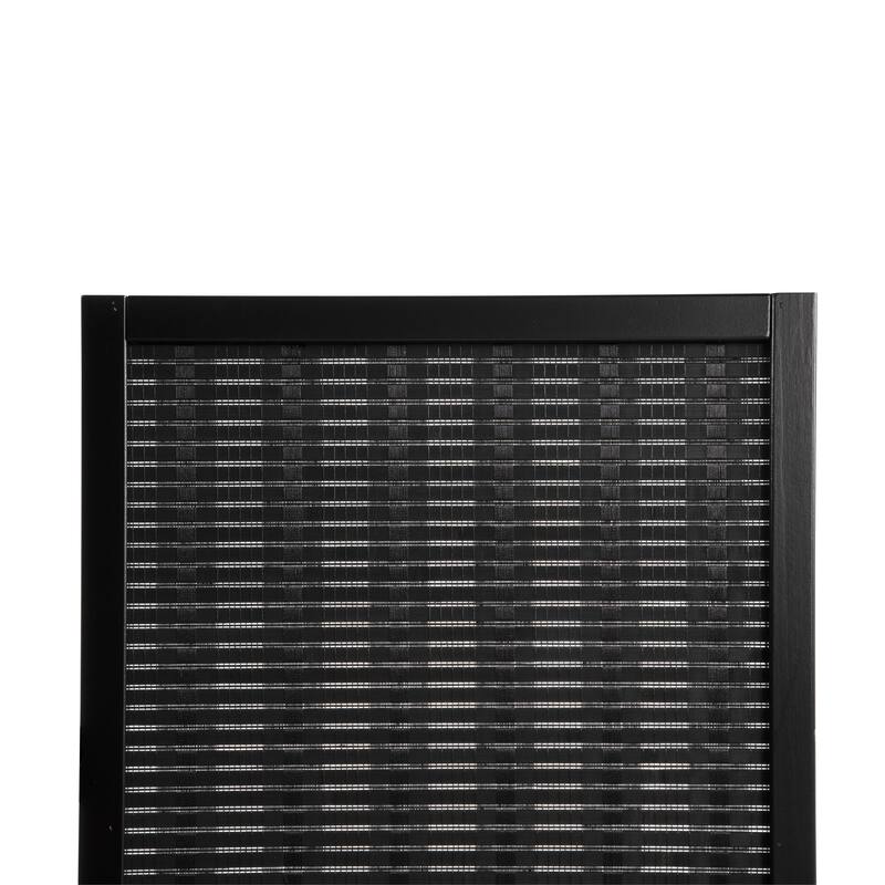 Roundhill Furniture Inkwell 4-Panel Bamboo Room Divider, Folding Portable Partition Screen