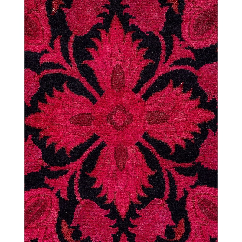 Contemporary Overdyed Wool Hand Knotted Area Rug - 10' 1" x 14' 0"