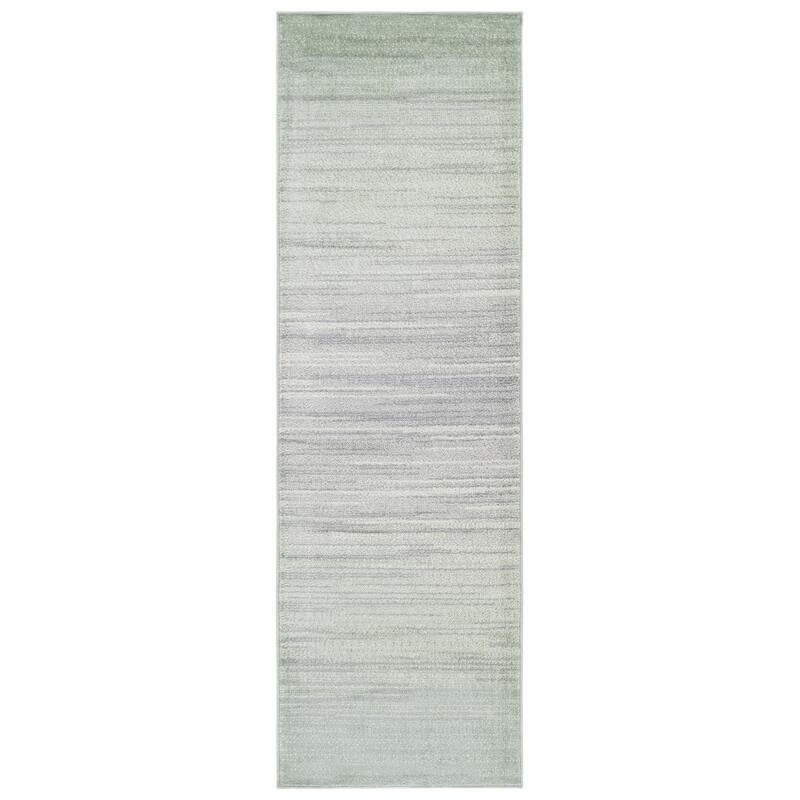 SAFAVIEH Adirondack Batul Modern Ombre Rug - 2'6" x 8' Runner - Sage/Grey