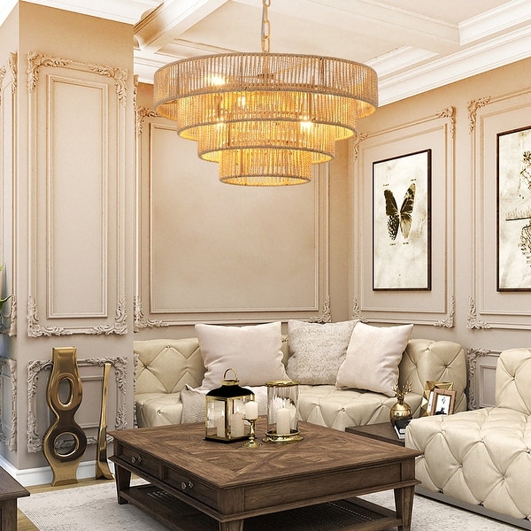 Tiered rattan pendant cheap