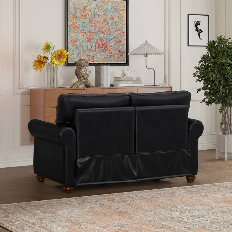 Two-Seater Sofa with Faux Leather - Durable and Comfortable