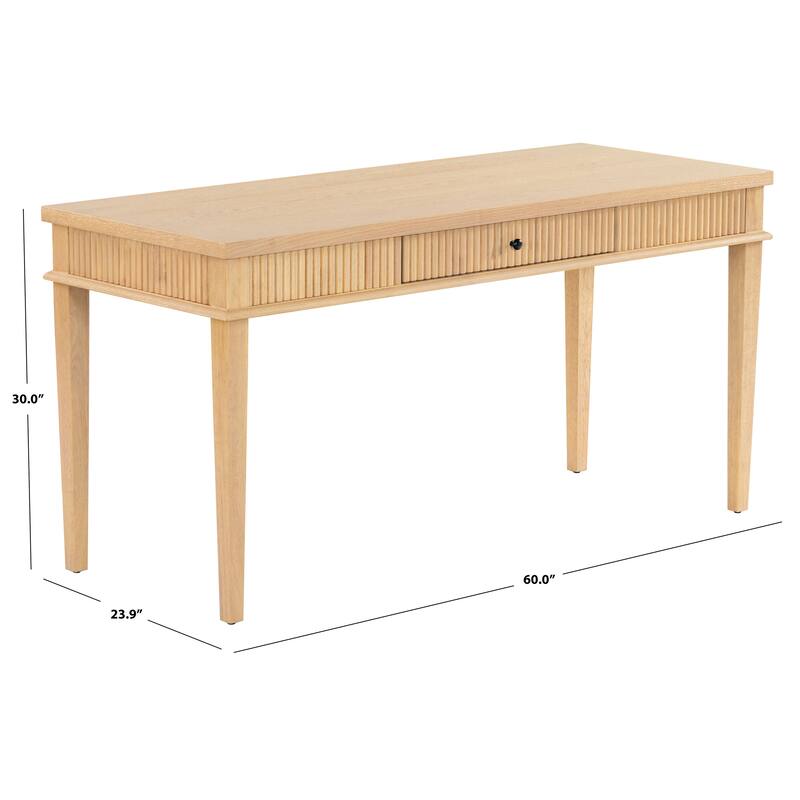 SAFAVIEH Couture Shelbie 1-Drawer Reeded Desk