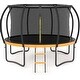 preview thumbnail 9 of 11, 12FT Outdoor Big Trampoline With Safety Enclosure Net for Kids