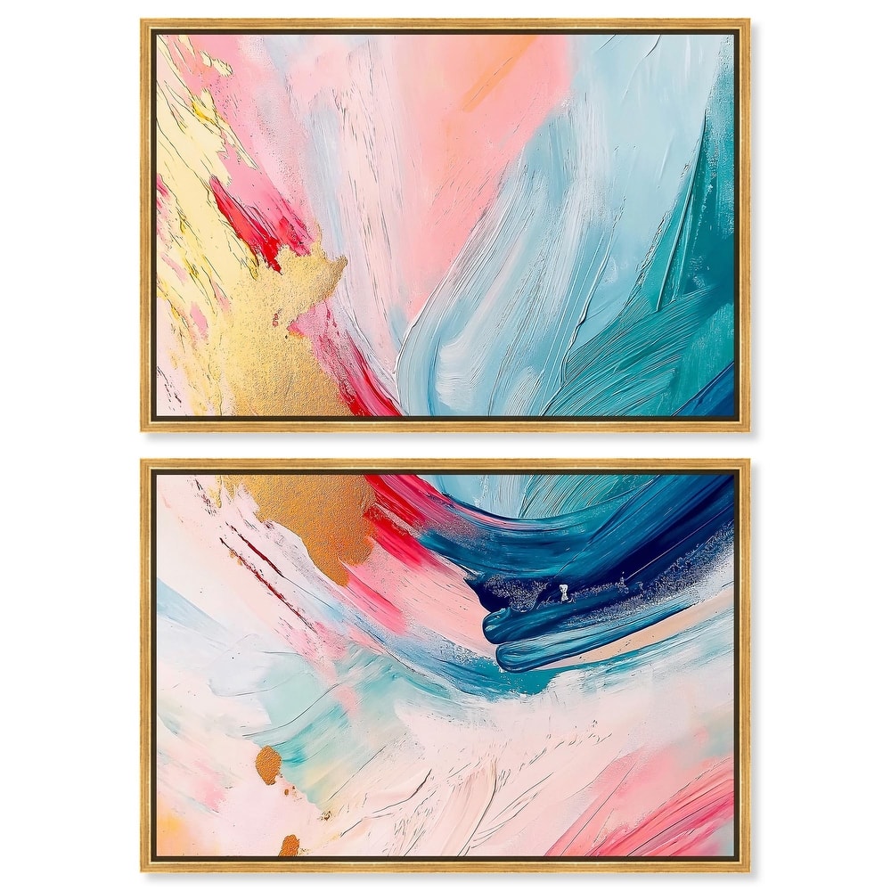 Burst of Energy Canvas Set of 2 by Art Remedy