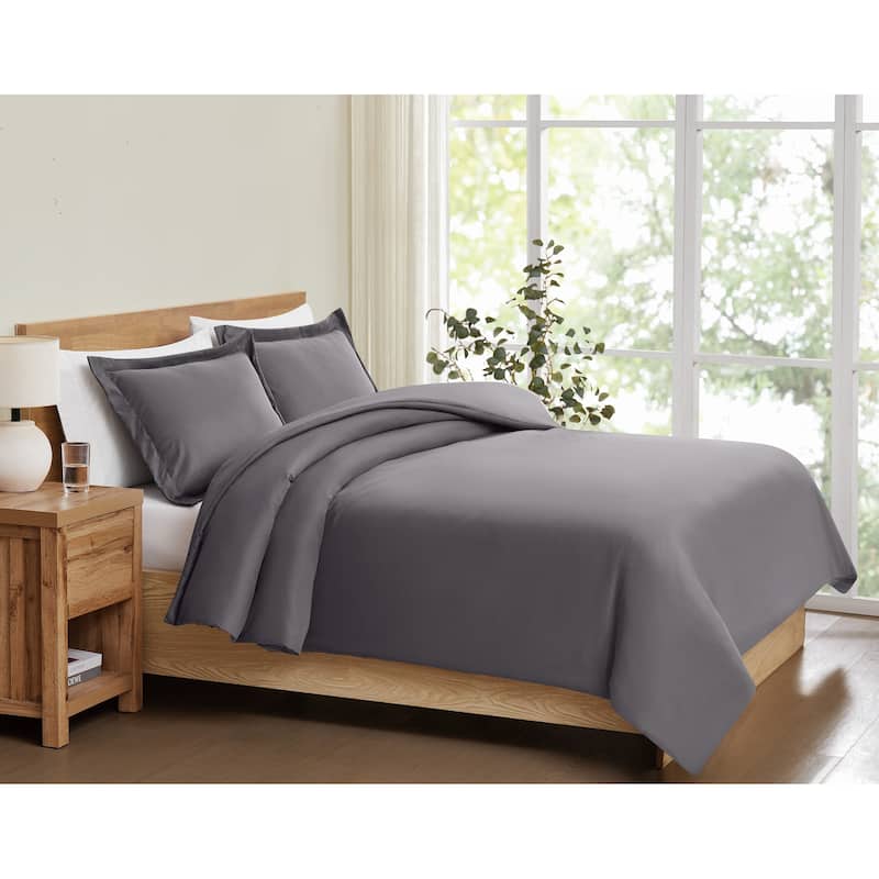 Truly Soft Everyday Solid 3 Piece Duvet Cover Set