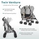 preview thumbnail 14 of 18, Dream On Me Twin Venture Umbrella Stroller