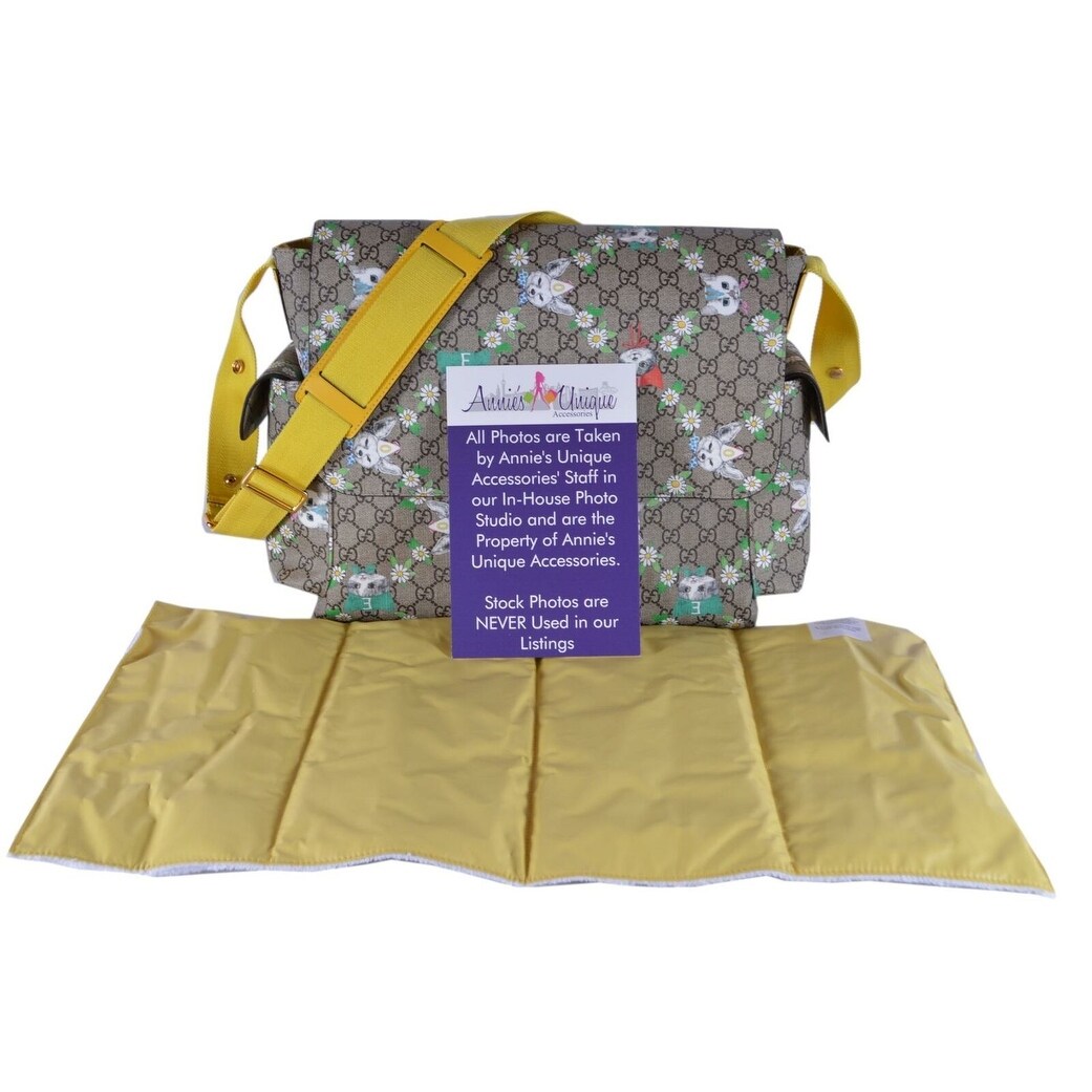 gucci space cats birds gg supreme canvas diaper bag baby 211131