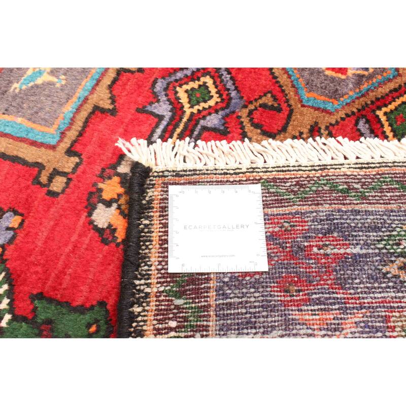 ECARPETGALLERY Hand-knotted Andelz Red Wool Rug - 4'1 x 6'10