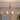 Mid-Century Modern 6-Light Gold Chandelier Metal Glass Island Light for Dining Room - D 36" x H 21"