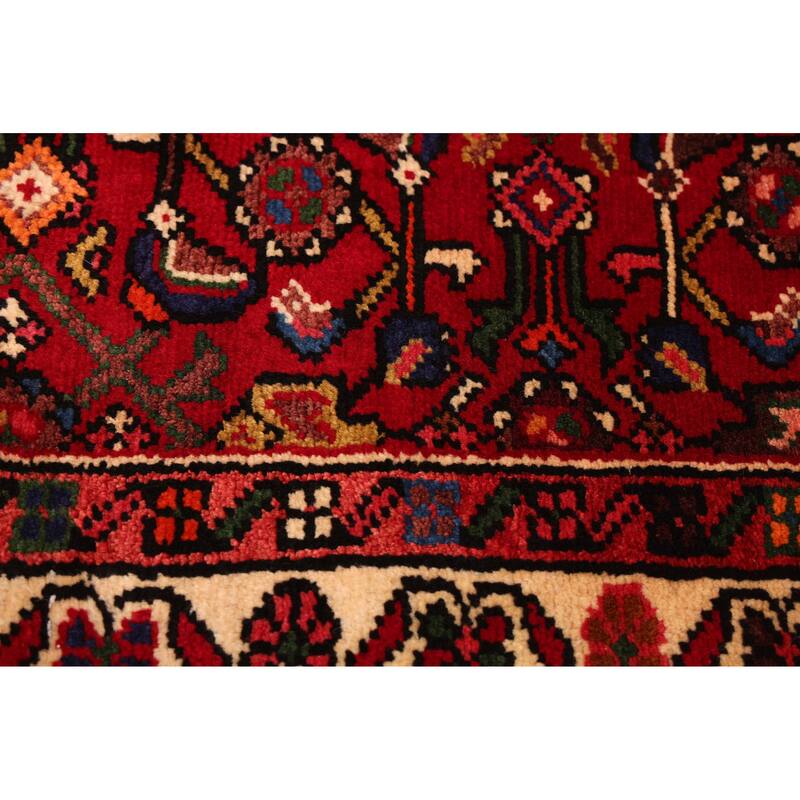 ECARPETGALLERY Hand-knotted Andelz Red Wool Rug - 2'9 x 10'9