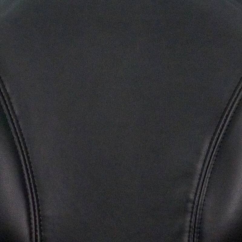Mid-Back LeatherSoft Ergonomic Office Chair w/Adjustable Back Depth
