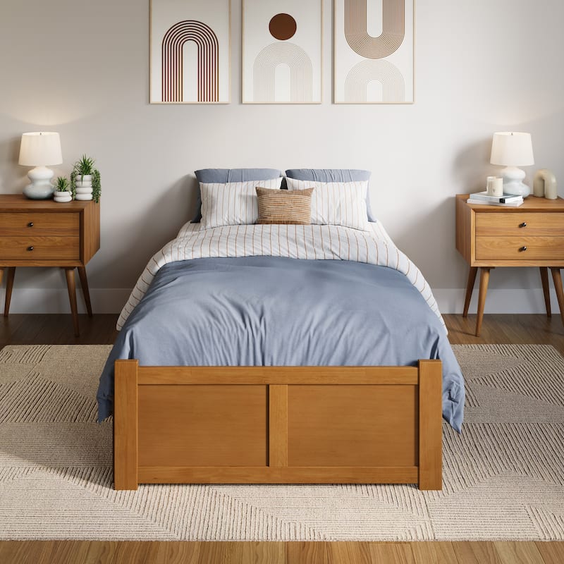 Concord Bed with Footboard and Twin Extra Long Trundle