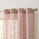 preview thumbnail 60 of 62, HLC.me Madison Faux Linen Textured Sheer Privacy Sun Light Filtering Window Grommet Thick Curtains Panels, Set of 2