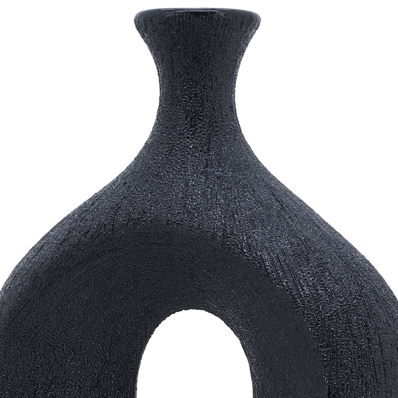 Sagebrook Home Abstract Unique Cut Out Sculptural Vase