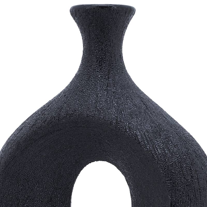 Sagebrook Home Abstract Unique Cut Out Sculptural Vase