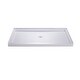 preview thumbnail 14 of 38, DreamLine Flex 30 in. D x 60 in. W x 76 3/4 in. H Pivot Shower Door, Shower Base and Backwall Kit - 30" x 60" - 30" x 60"