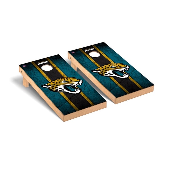 slide 2 of 5, Jacksonville Jaguars NFL Football Vintage Cornhole Board Set 2