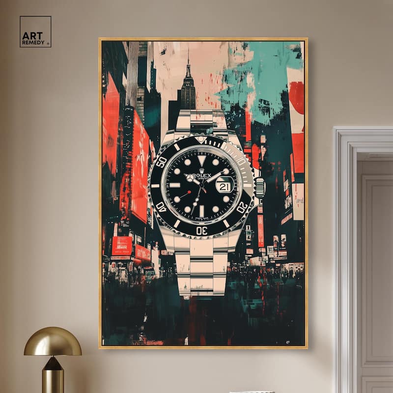 Cityscape Watch Canvas by Art Remedy