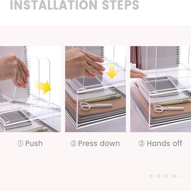 Acrylic Desk Organizer -1 Pack