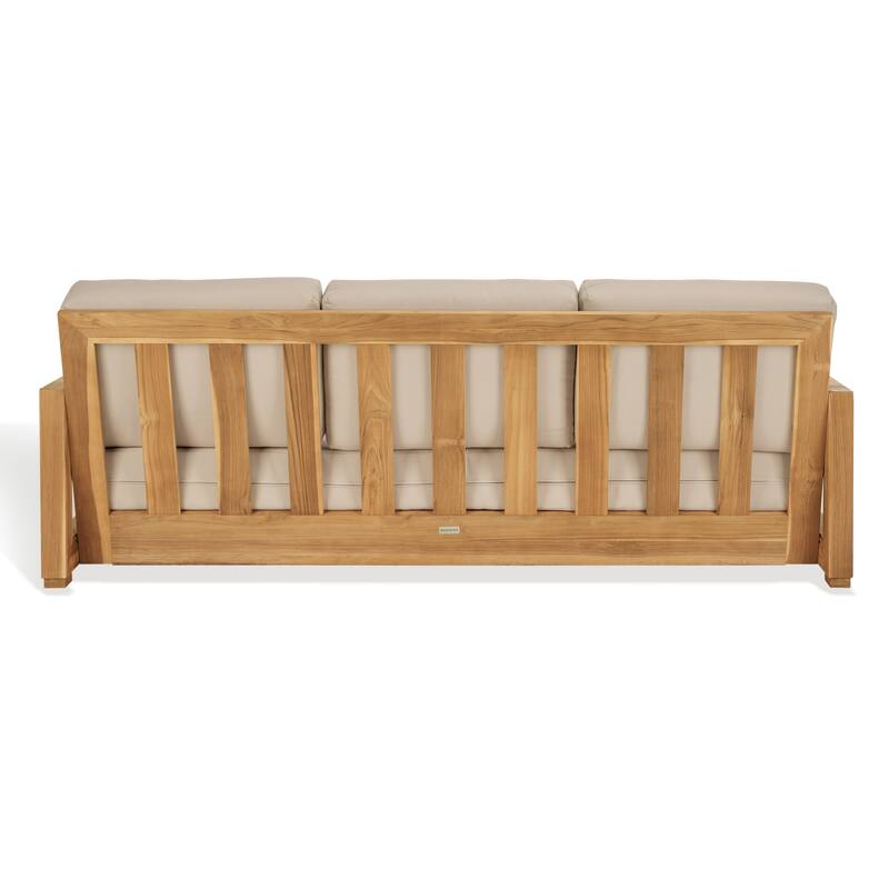 SAFAVIEH Couture Montford Teak 3-Seat Bench Casing (Cover Only) - 72Wx29Dx1H