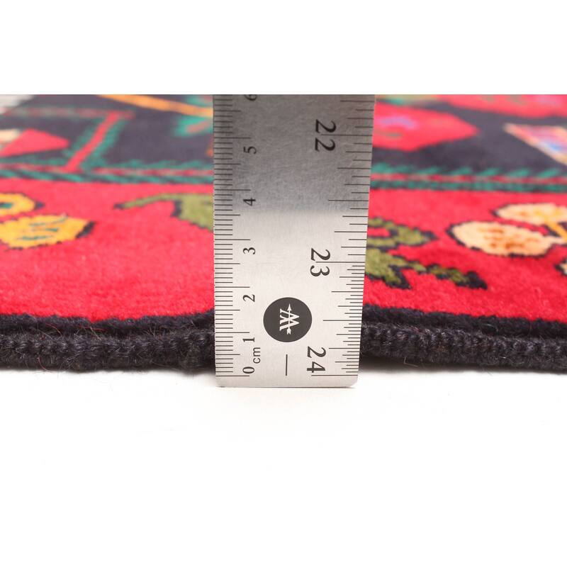 ECARPETGALLERY Hand-knotted Teimani Black Wool Rug - 2'10 x 4'7