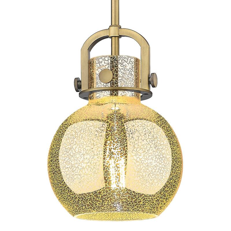 Innovations Lighting 410-1SS-G410-8ME Newton Sphere 8" Wide - Brushed Brass