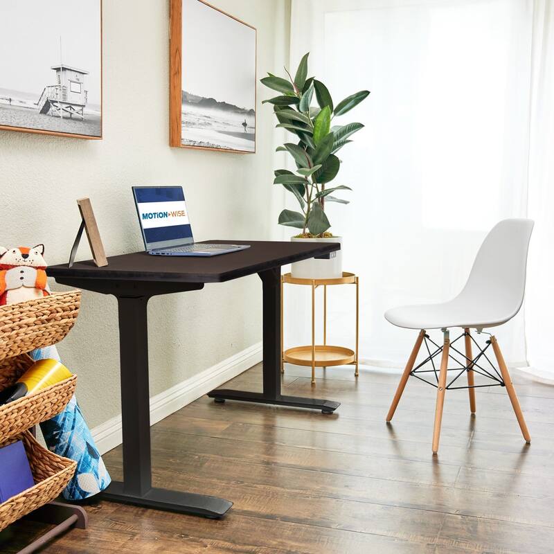 Height Adjustable Electric Standing Desk with Modern Design and Easy Assembly, Perfect for Home or Office Use