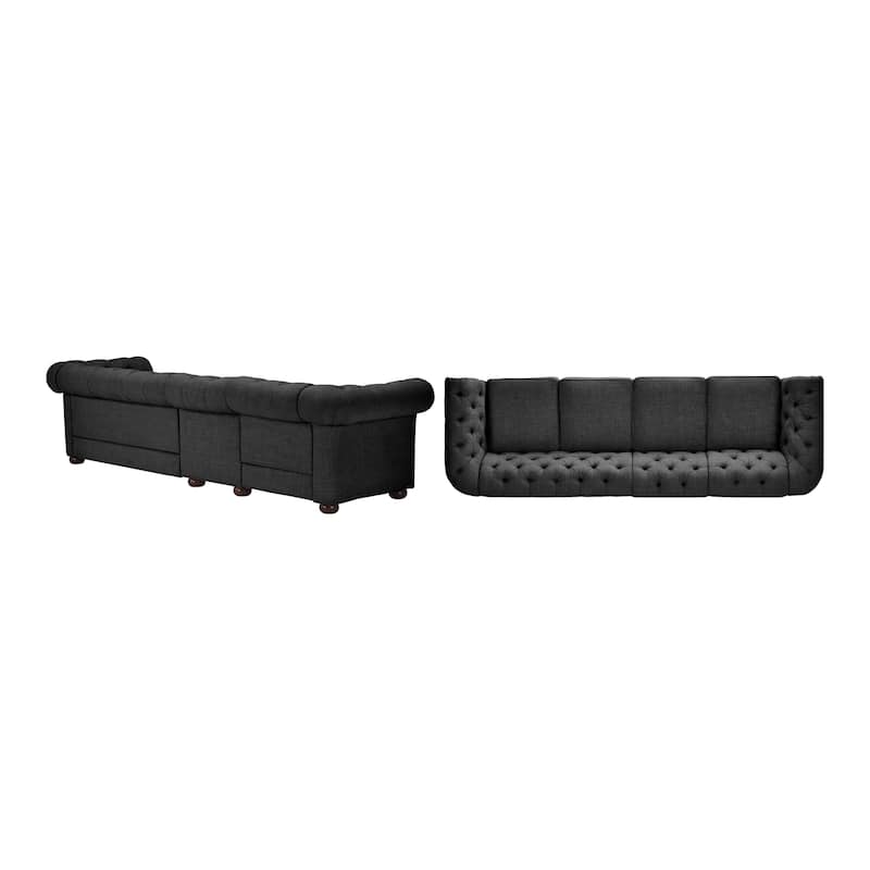 Gdansk 4-Seat Modular Chesterfield Sofa