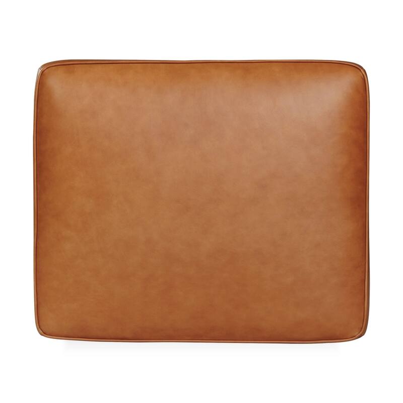 Poly & Bark Essex Genuine Italian Leather Rectangular Ottoman