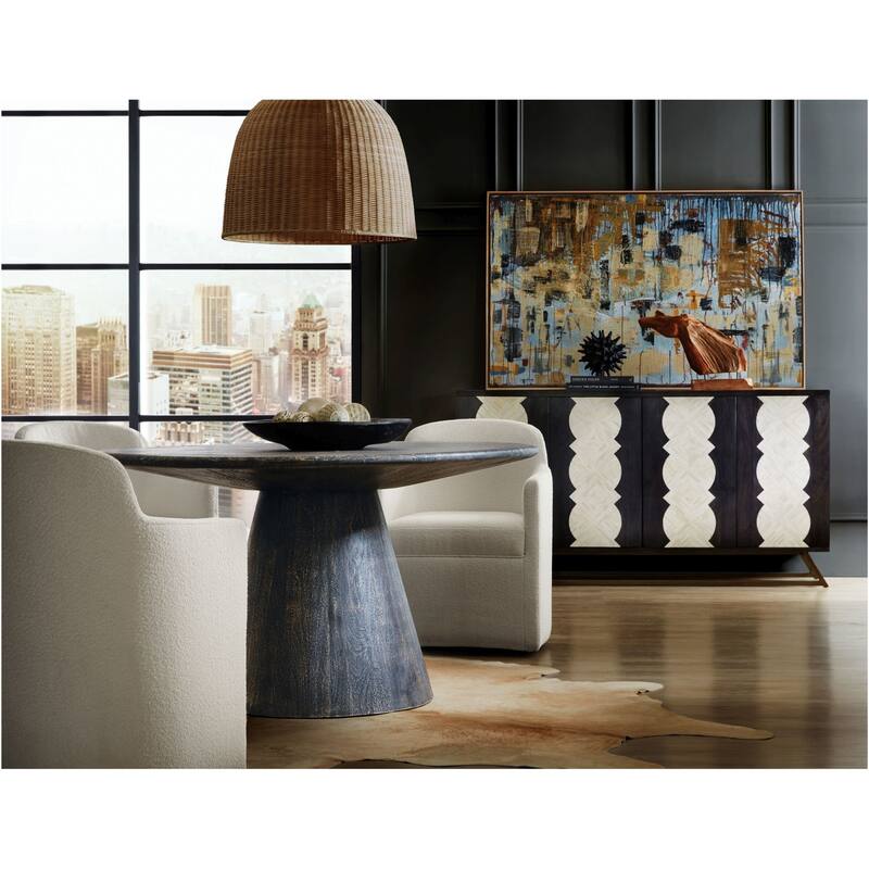 Hooker Furniture 7228-75010-02 Izabela 25" Wide Wood Framed Linen and
