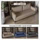 preview thumbnail 22 of 38, Inno 3-Seater Modern Leather Sofa Couch with Solid Wood Frame, Stainless Steel Legs and Detachable Back Cushions
