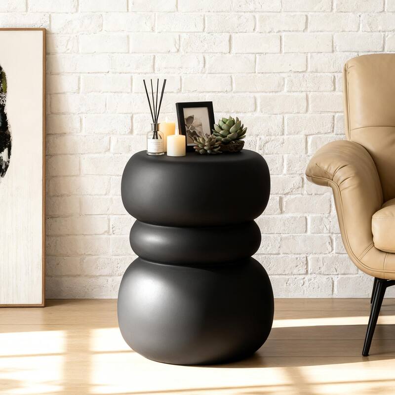 Indoor/Outdoor Light Weight Concrete Side Table