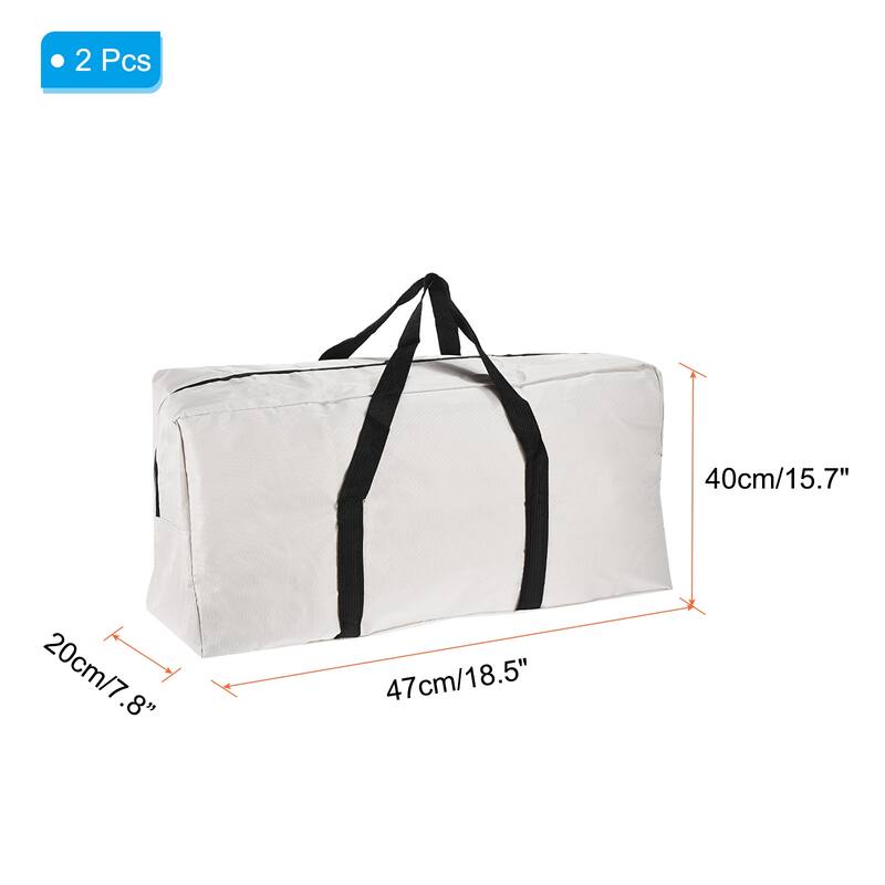 2Pcs Storage Duffle Bag Oversize Waterproof Travel Bag with Handle