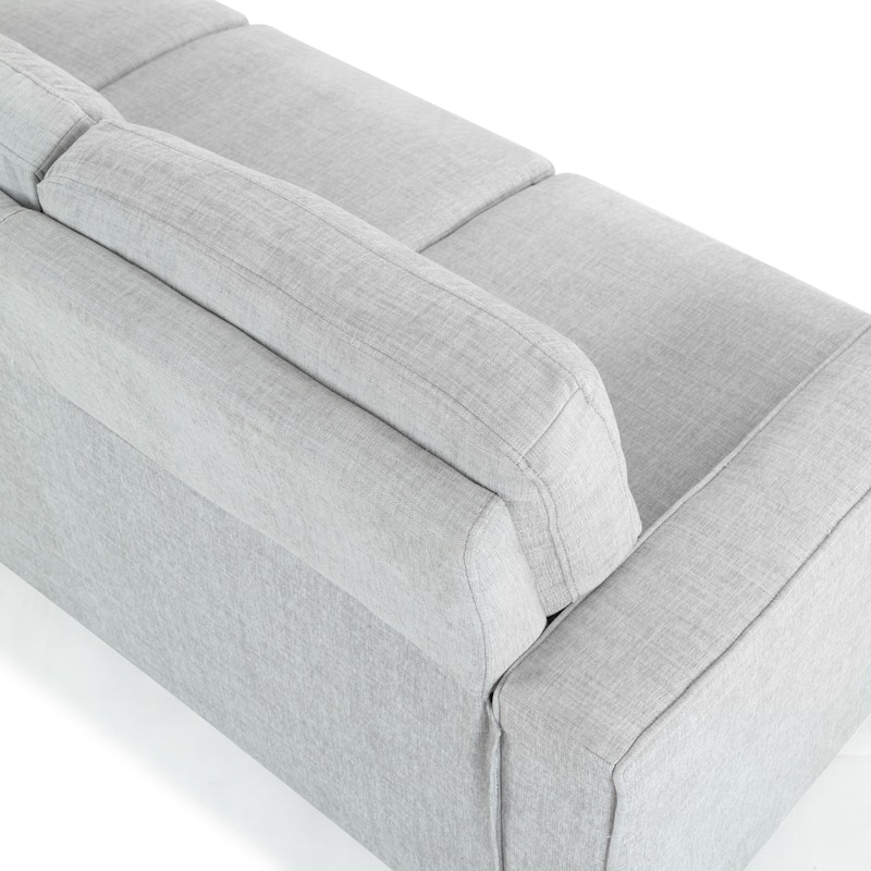 SAFAVIEH Couture Felicianya Modern 3 Seater Sofa - 77"W x 31"D x 34"H