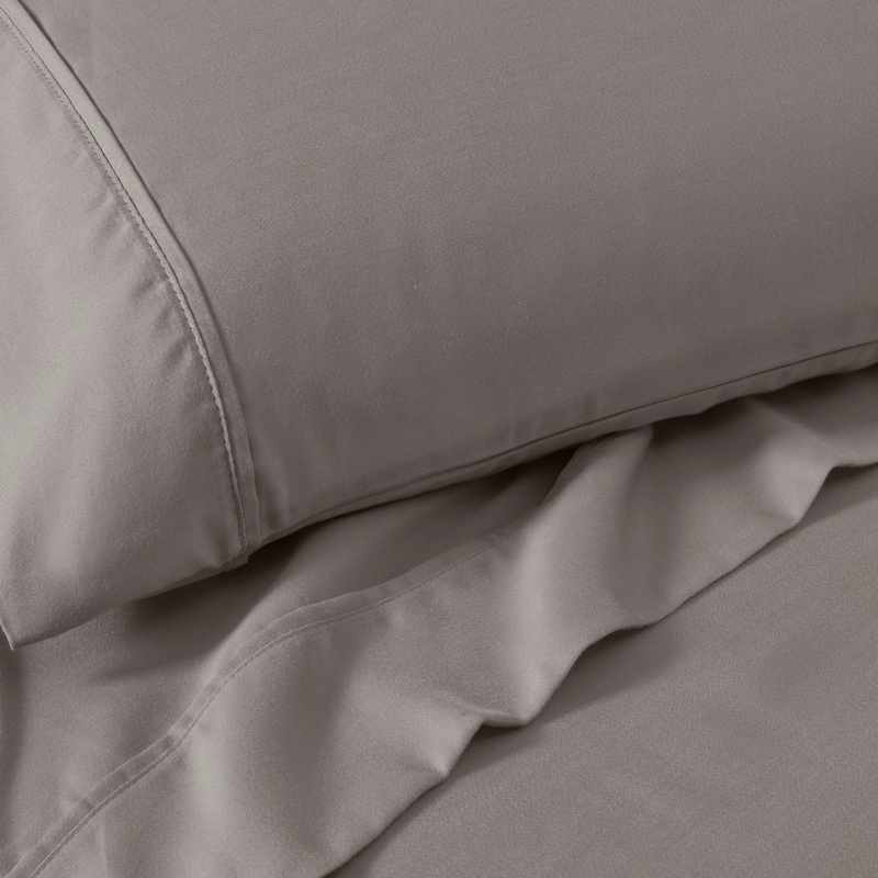 Superior Cotton Blend 1200 Thread Count Solid Deep Pocket Bed Sheet Set