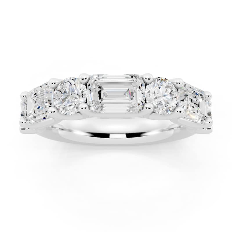 Auriya 14k Gold 3.00ctw Lab Grown Diamond Ring (E-F VS) - White - 6.5