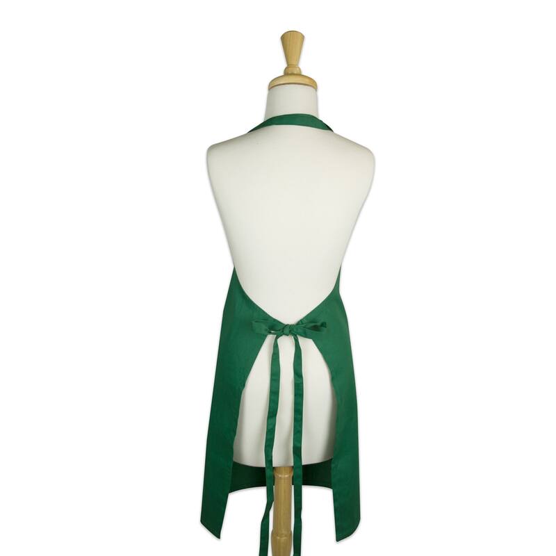 Chino Cotton Unisex Kitchen Chef Apron - 32" - Forest Green