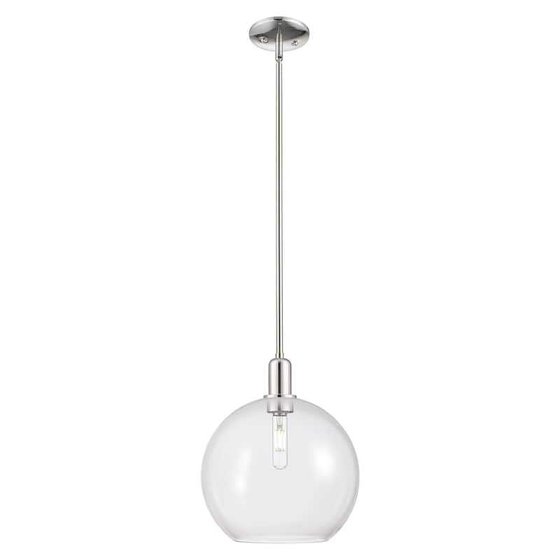 Innovations Lighting Endless Possibilities Arcadia - Athens - 1 Light 12" Stem Hung Mini Pendant - Clear/Polished Nickel