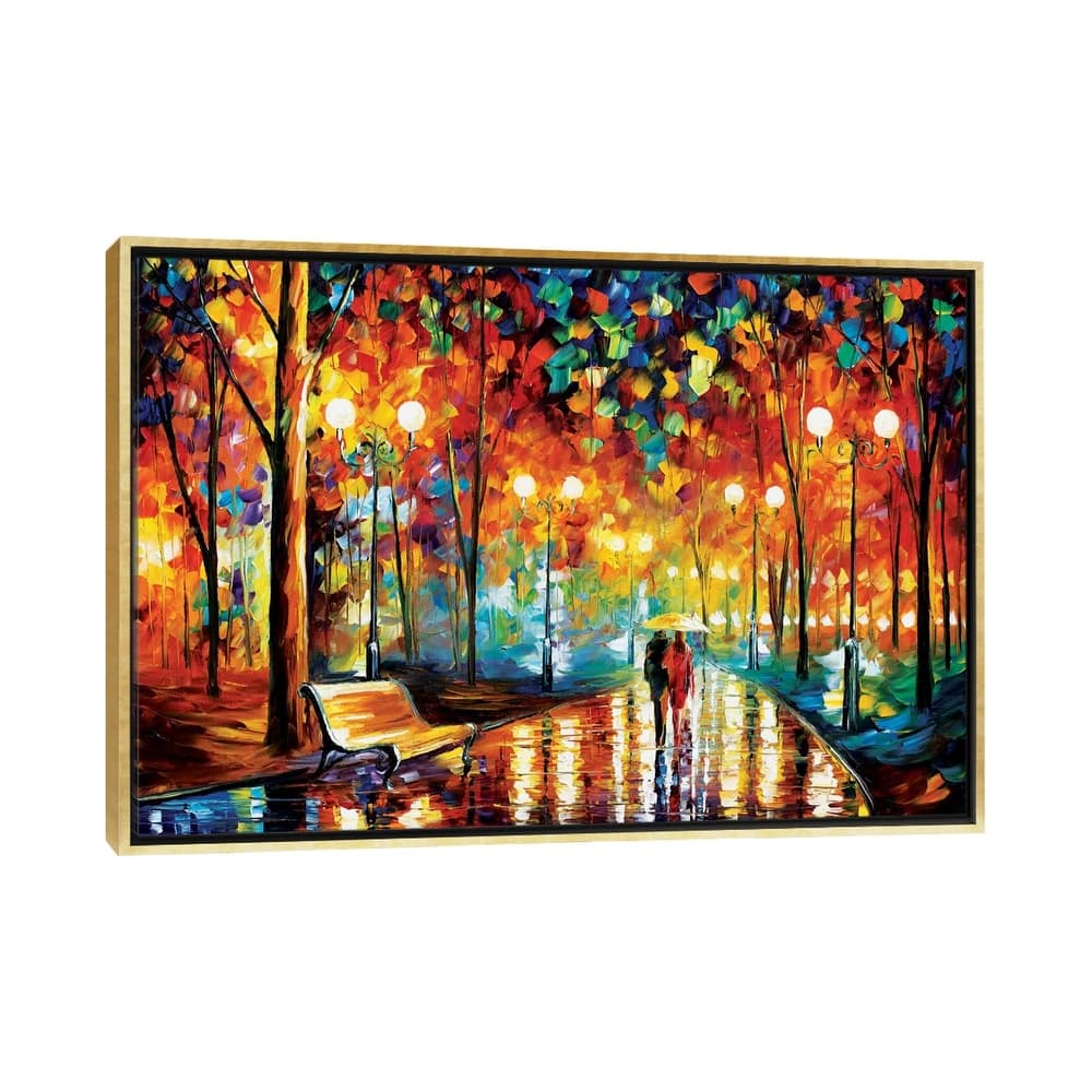 iCanvas "Rain's Rustle II" by Leonid Afremov Framed Canvas Print