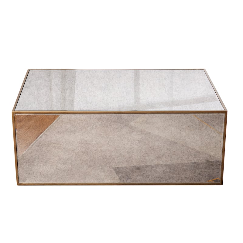 Mirrored Rectangular Coffee Table