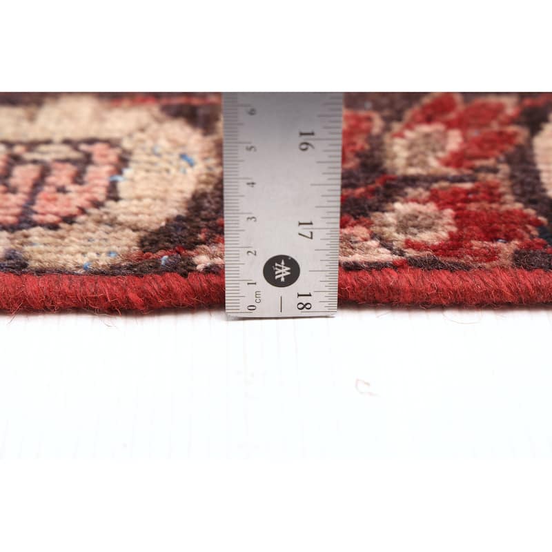 ECARPETGALLERY Hand-knotted Antalya Vintage Dark Red Wool Rug - 3'10 x 6'0