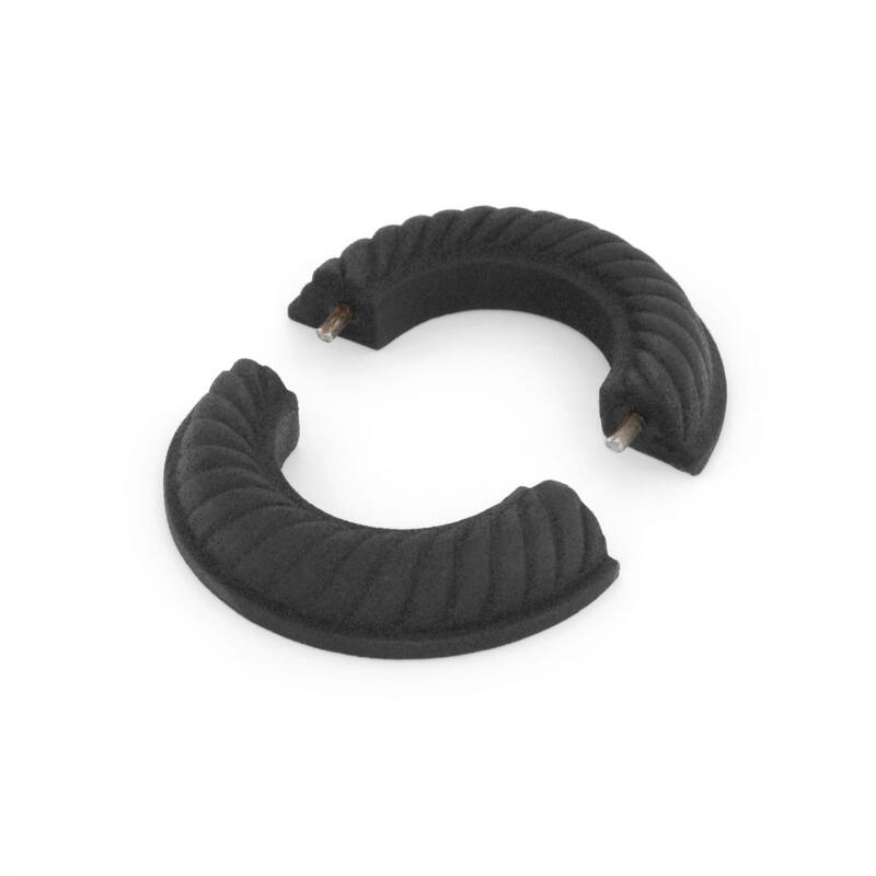 Black Aluminum Radiator Flange Le Cruller Style 1.25" (IPS) Pipe Flanges 1.75" ID - 3.13" OD Renovators Supply