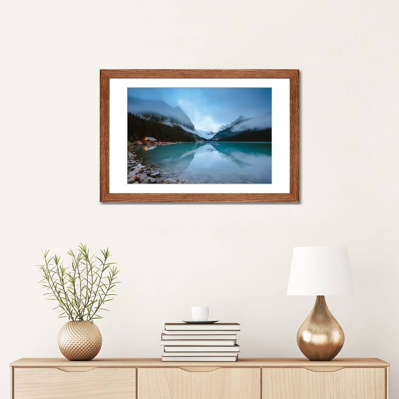 iCanvas "Dawn At Lake Louise" by Matteo Colombo PFA