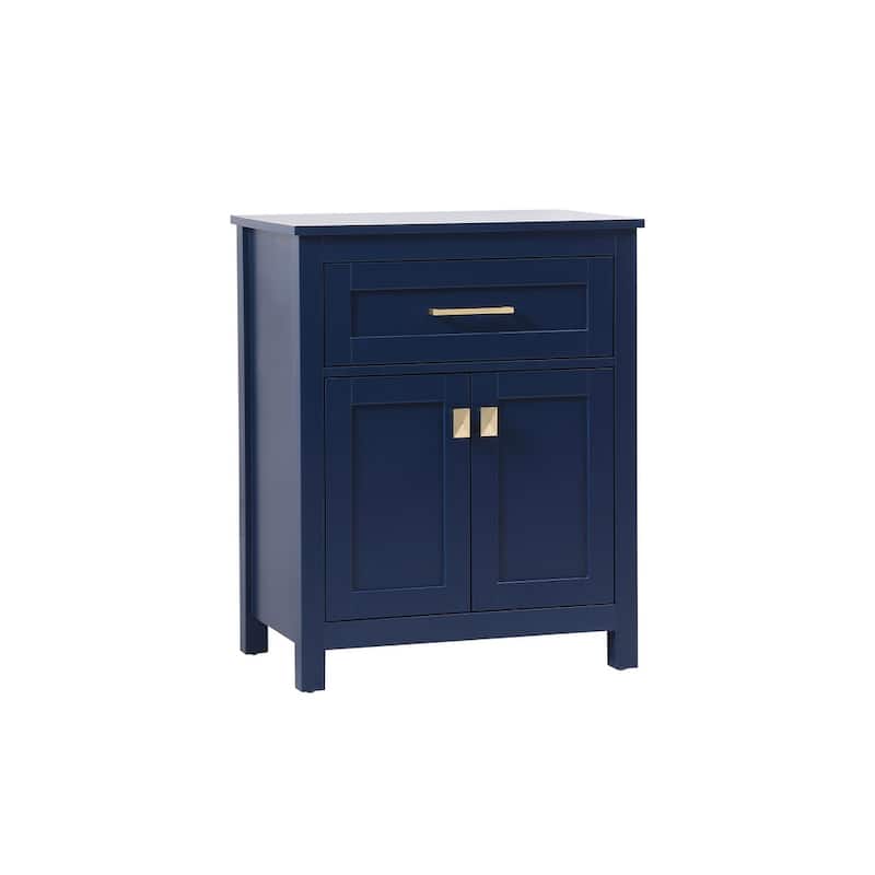 Indigo Home 24 Inch Bathroom Storage Freestanding Cabinet