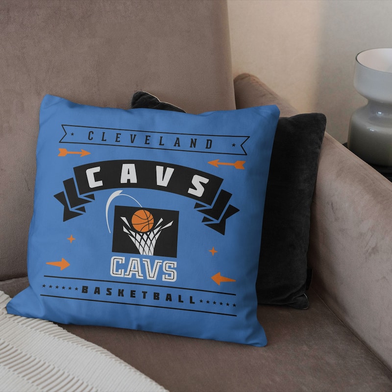 NBA Cleveland Cavaliers Hardwood Classic 18 Inch Throw Pillow