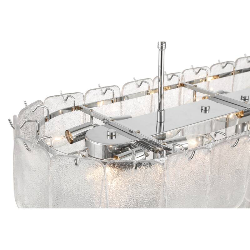 Artcraft Bianca 12-Light Island-Light - Polished Nickel