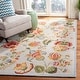preview thumbnail 10 of 124, SAFAVIEH Handmade Chelsea Nataly French Country Floral Wool Rug 2'9" x 4'9" - Light Blue