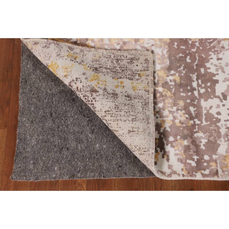 Abstract / Modern Area Rug Handmade Contemporary Wool Carpet - 5'11"x 8'11"