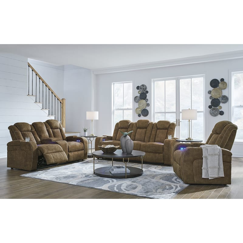 Signature Design by Ashley Wolfridge Brown 3-Piece Upholstery Package - 86"W x 42"D x 42"H