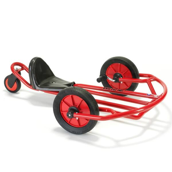 slide 2 of 4, Winther Swingcart, Ages 6-12 Red, Black - Assembled - Kids